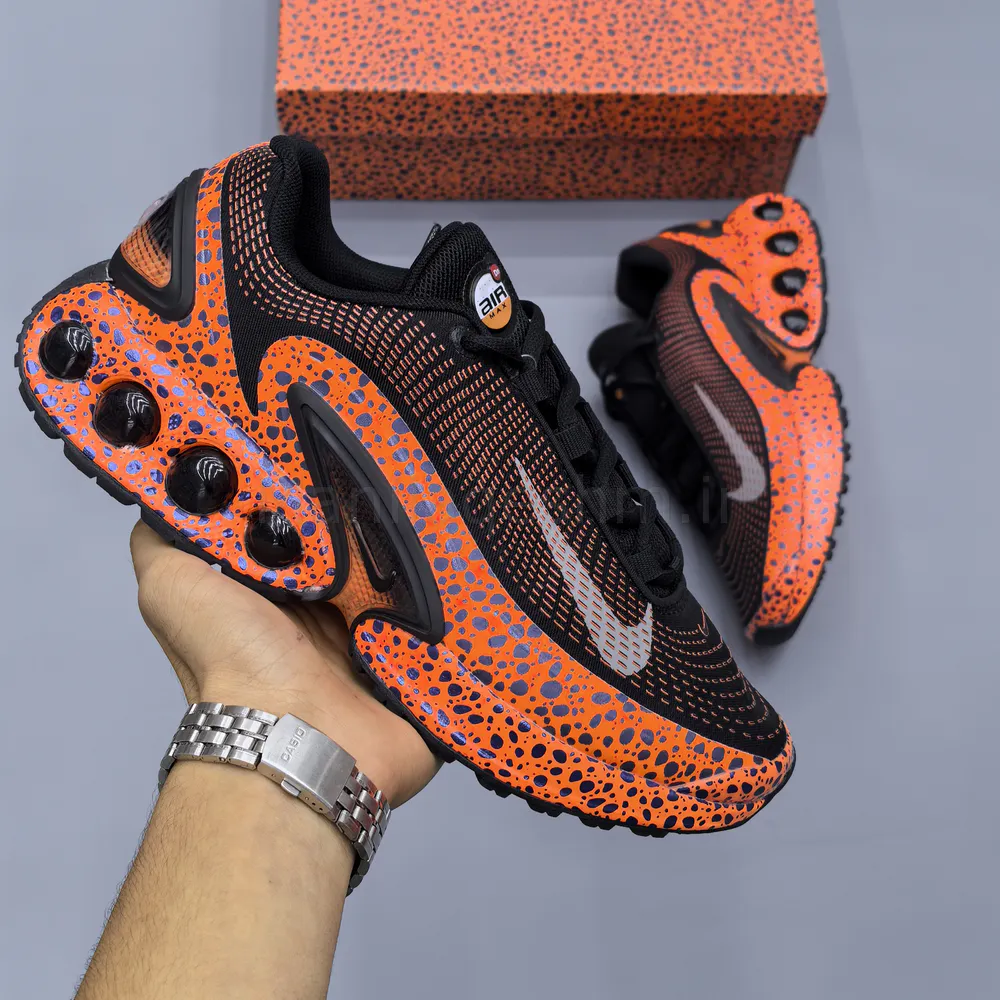 کفش نایک ایر مکس دی‌ان مشکی نارنجی Nike Air Max DN
