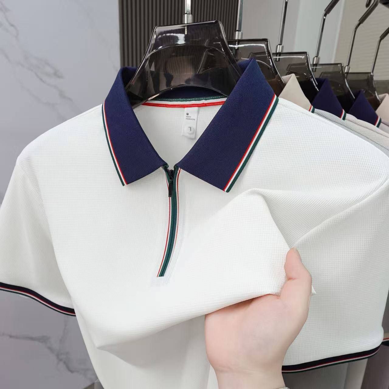 تیشرت نیم زیپ کد 2608