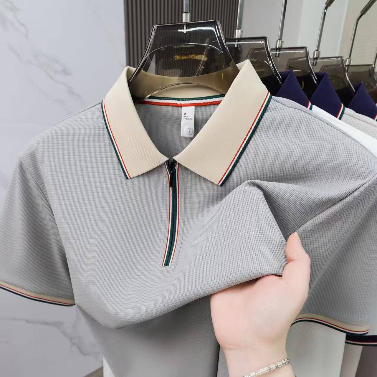 تیشرت نیم زیپ کد 2608