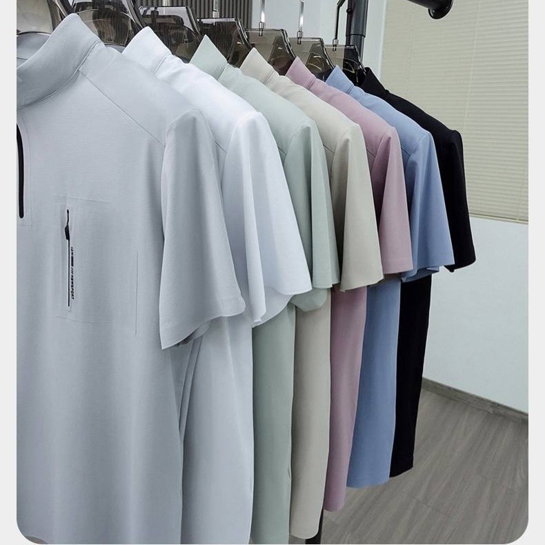 تیشرت نیم زیپ کد 2609