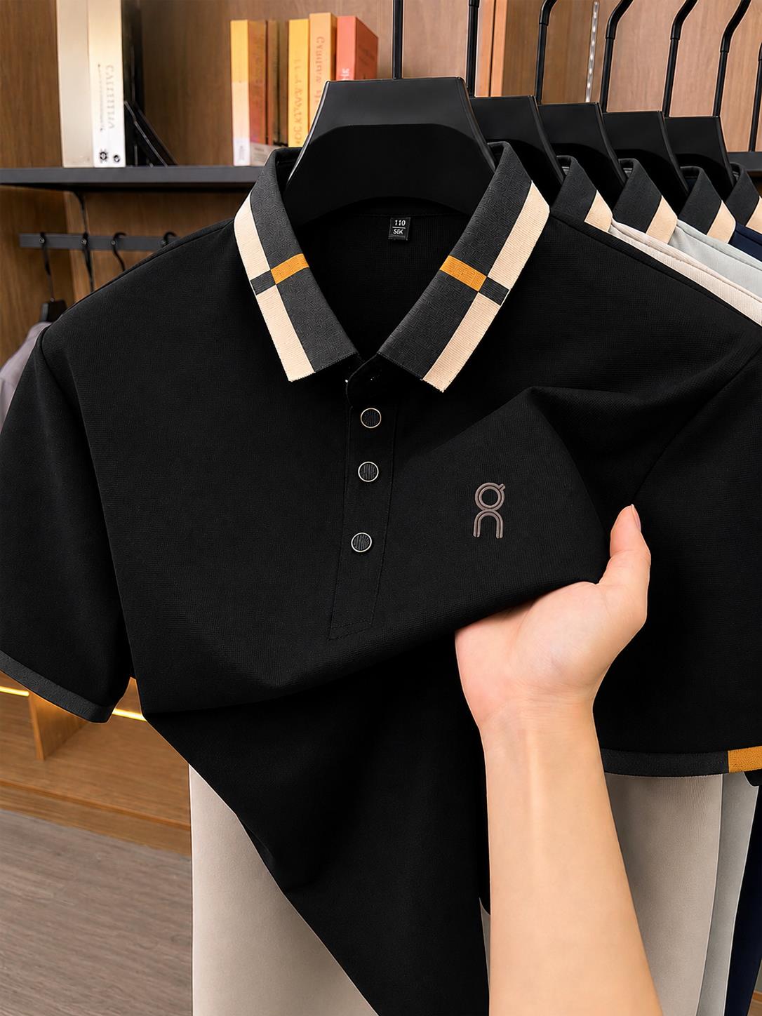 تیشرت یقه دار برند QC کد 670
