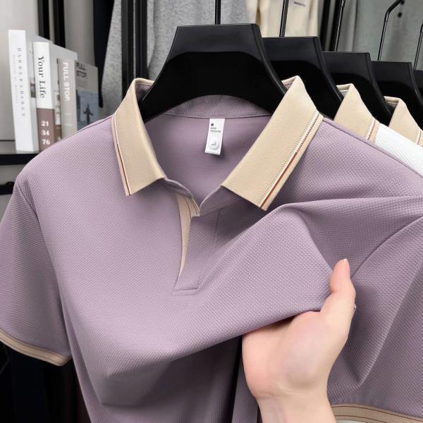 تیشرت یقه کوبایی کد 2610