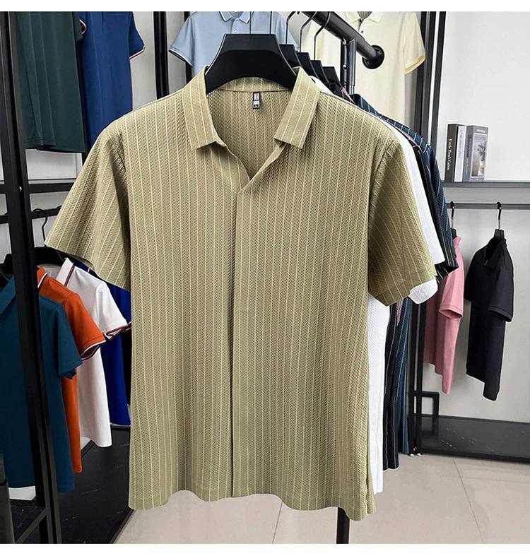 تیشرت یقه کوبایی کد 616