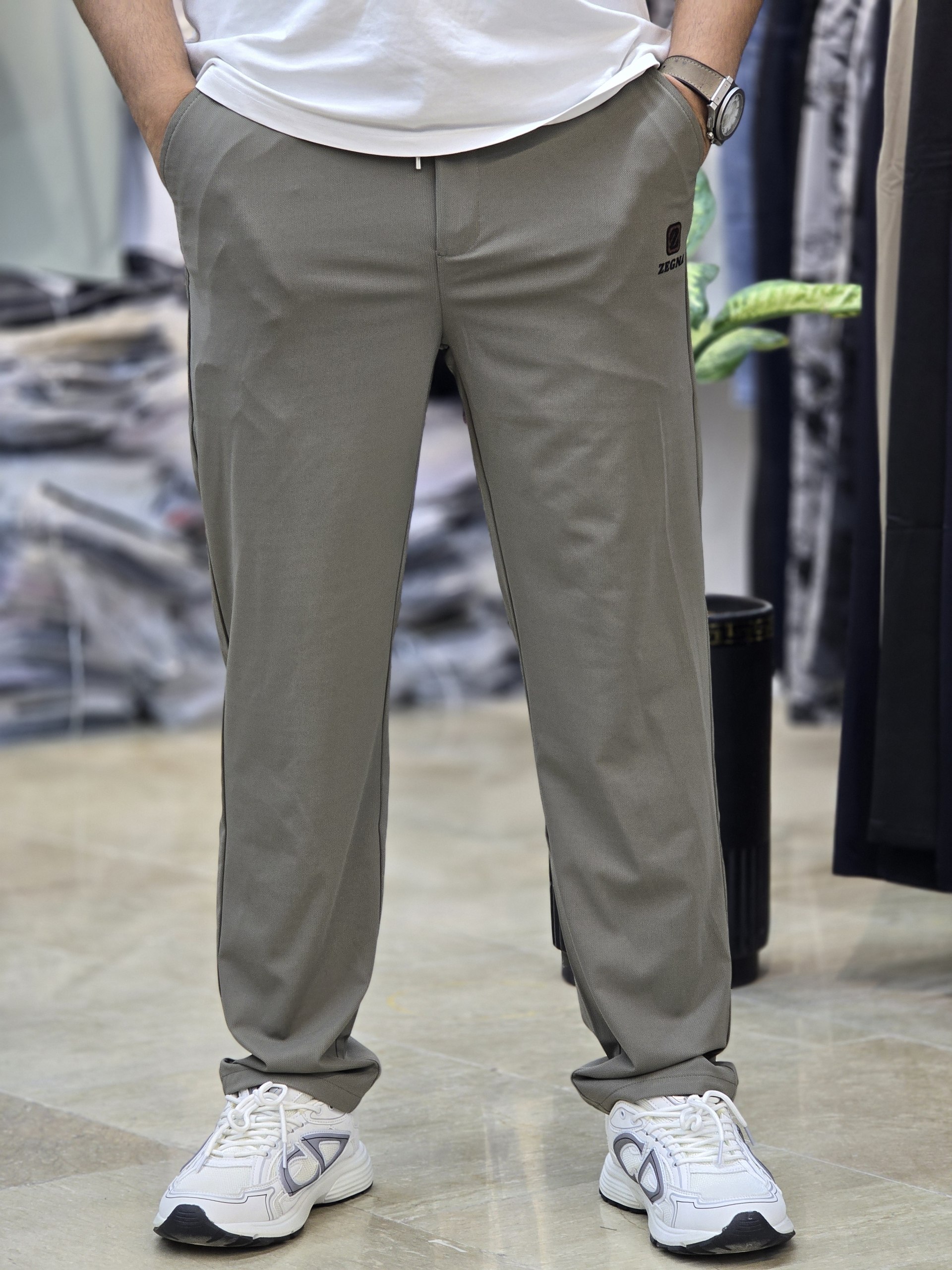 شلوار اسلش راحتی برند ZEGNA زگنا کد 92608