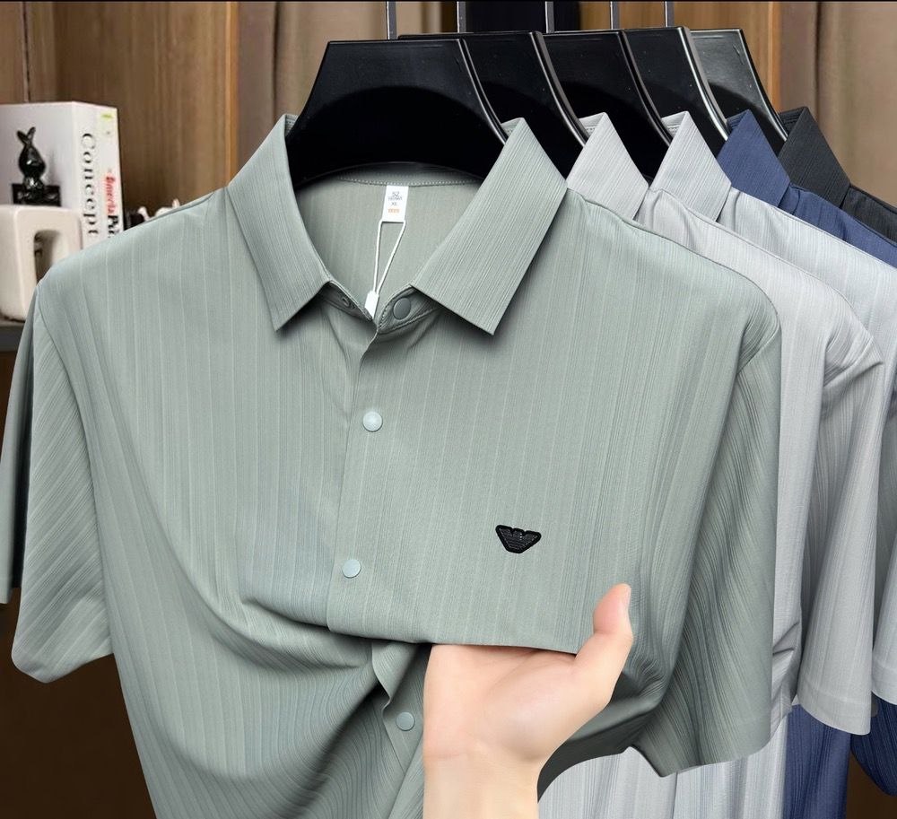 پیراهن آستین کوتاه مانتیگل برند ARMANI آرمانی کد 86297