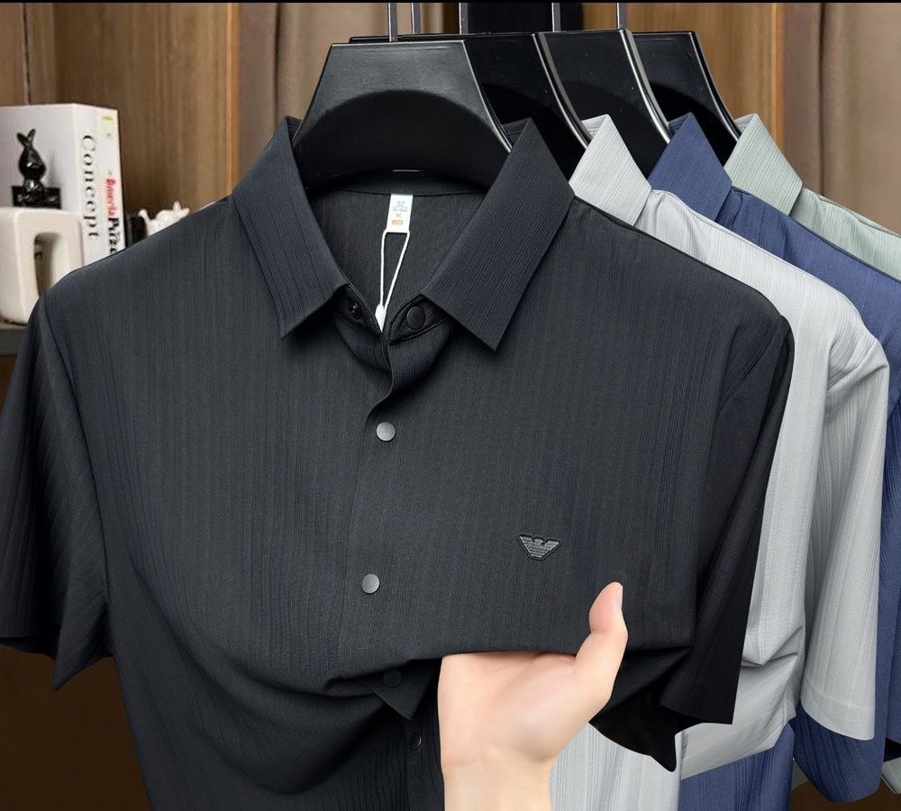 پیراهن آستین کوتاه مانتیگل برند ARMANI آرمانی کد 86297