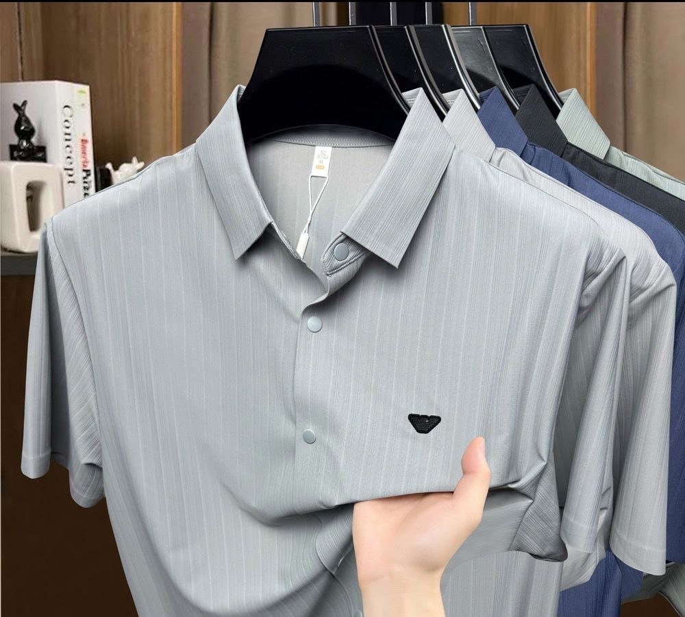 پیراهن آستین کوتاه مانتیگل برند ARMANI آرمانی کد 86297