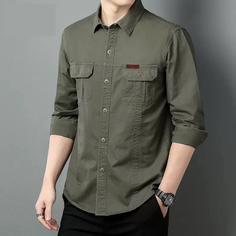 پیراهن کتان دوجیب کد 2188