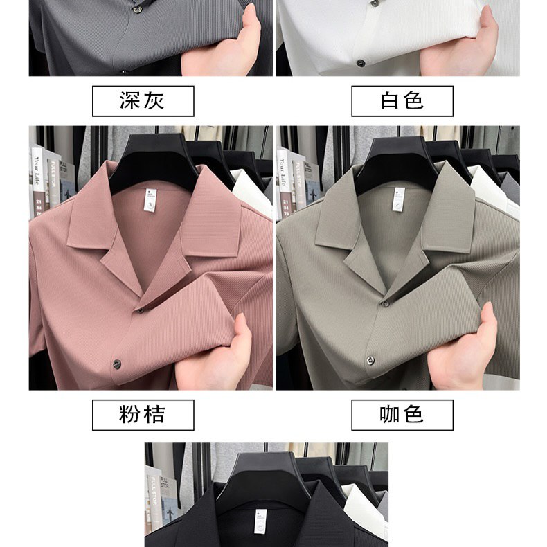 پیراهن یقه کوبایی کد 2606