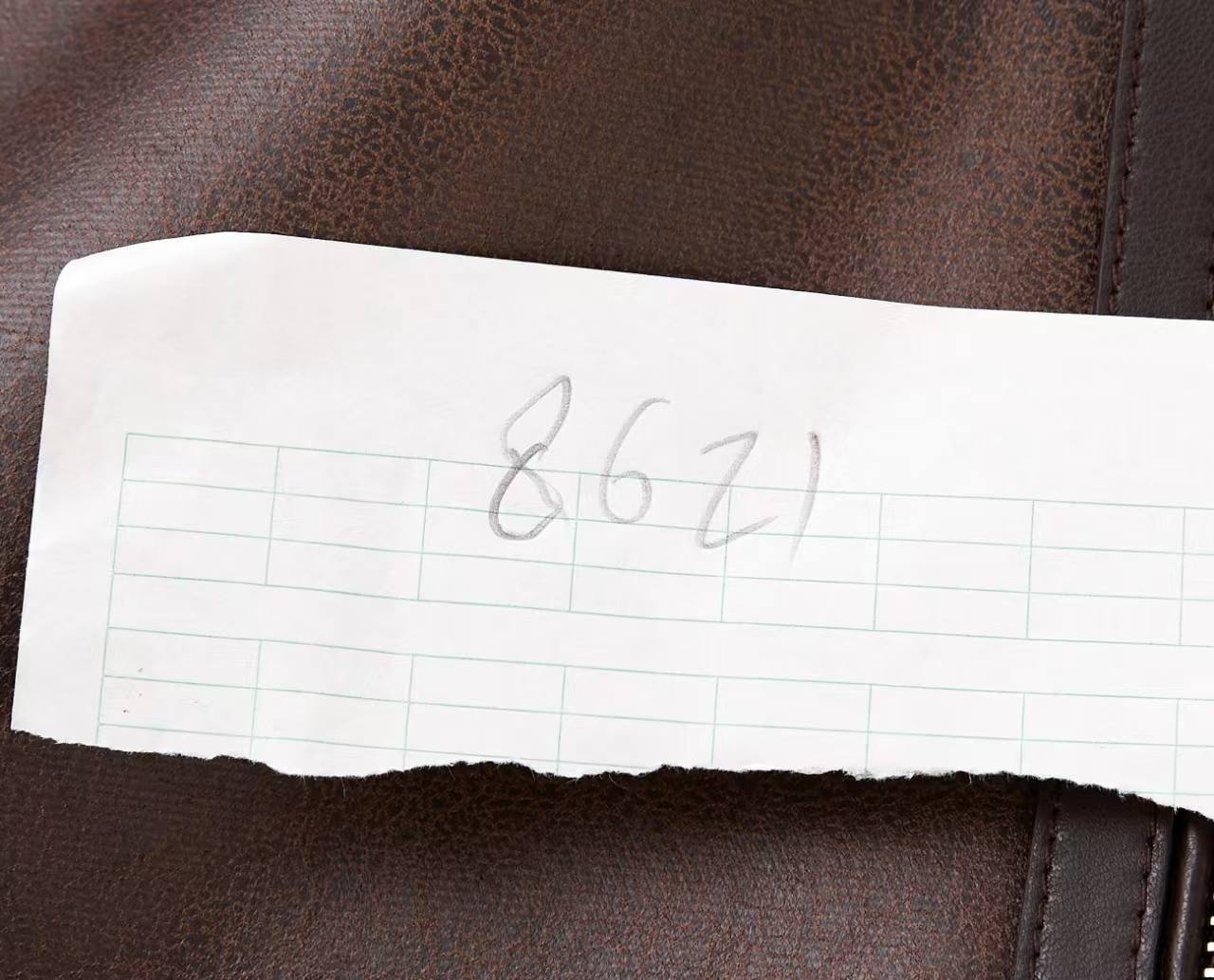 کاپشن چرم بوفالو کد 8621