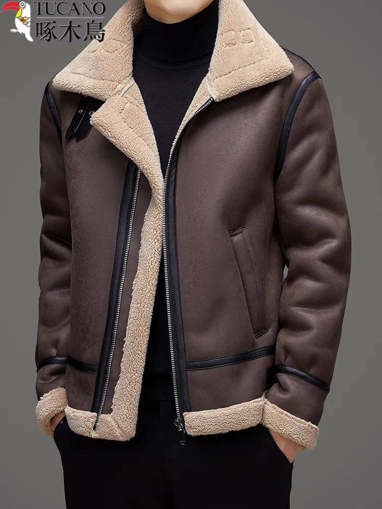 کاپشن چرم بوفالو کد 8801