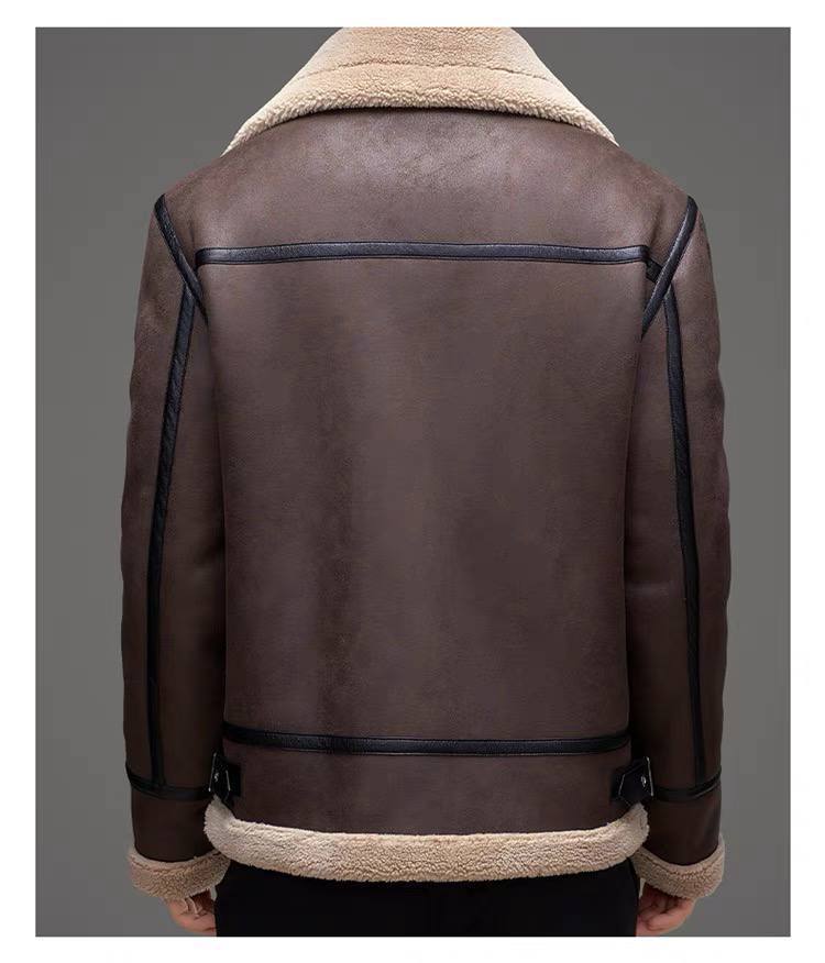 کاپشن چرم بوفالو کد 8801