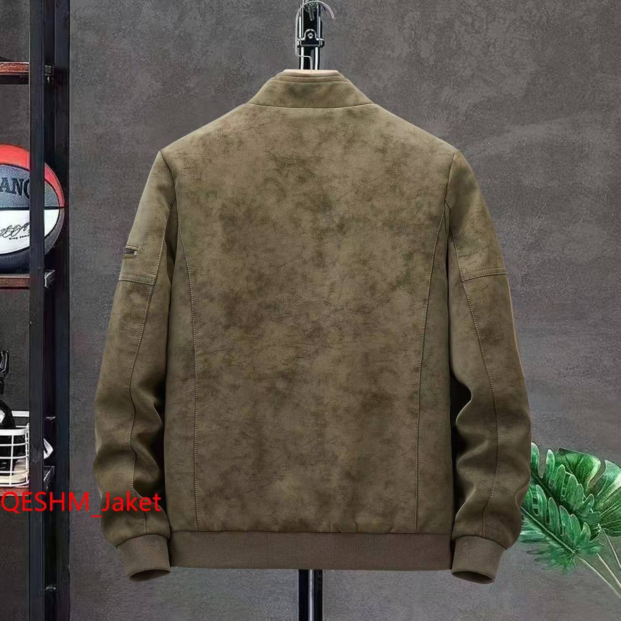 کاپشن چرم جیر نانو کد 2393