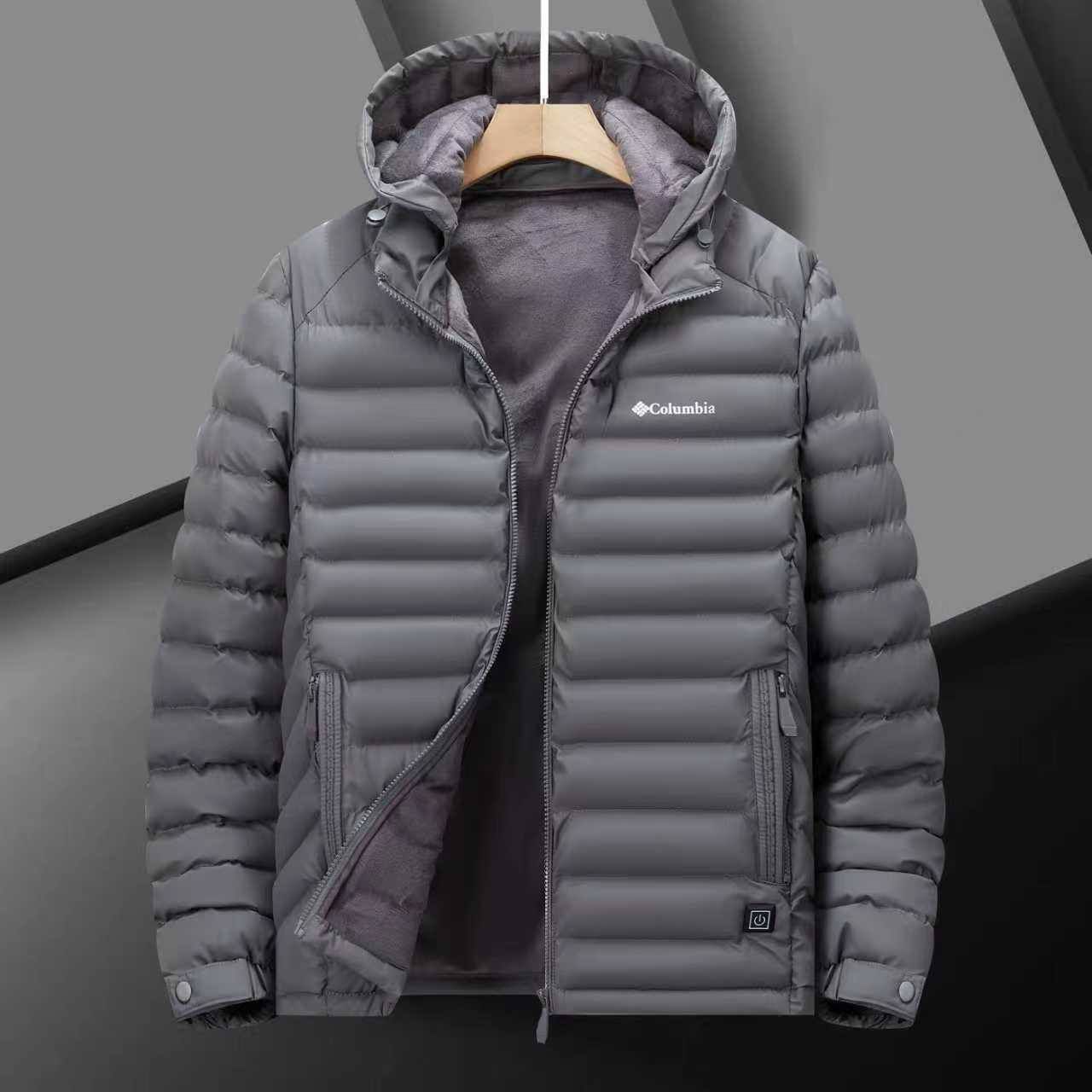 کاپشن هیتر دار طرح پر سیلیکونی کلمبیا کد L18