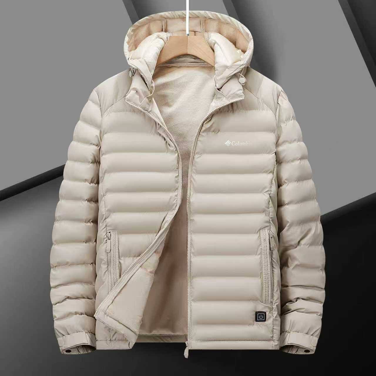 کاپشن هیتر دار طرح پر سیلیکونی کلمبیا کد L18