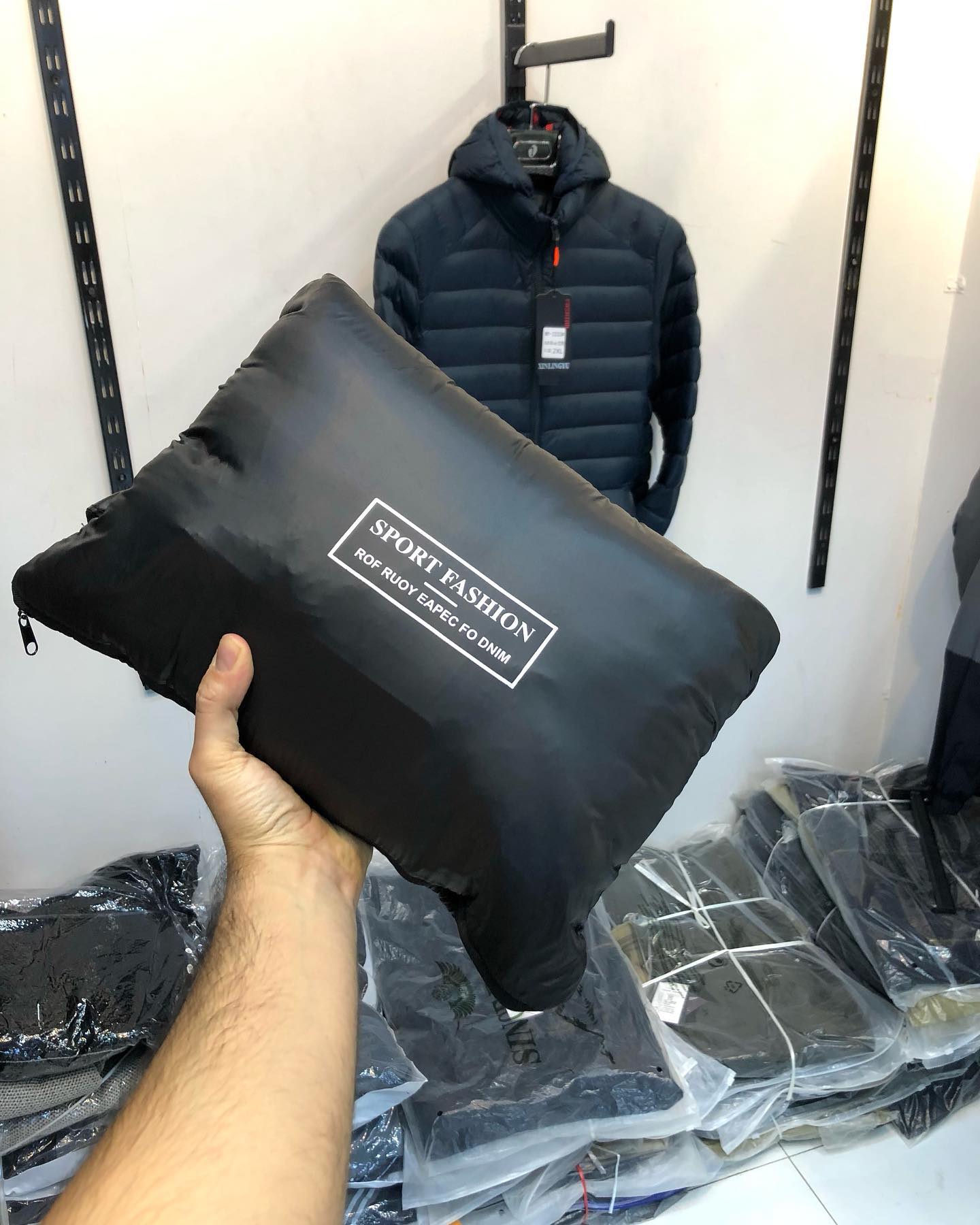 کاپشن طرح پر تاشو کد 2233
