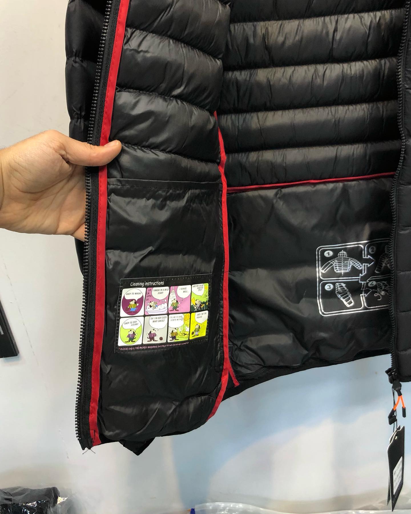 کاپشن طرح پر تاشو کد 2233