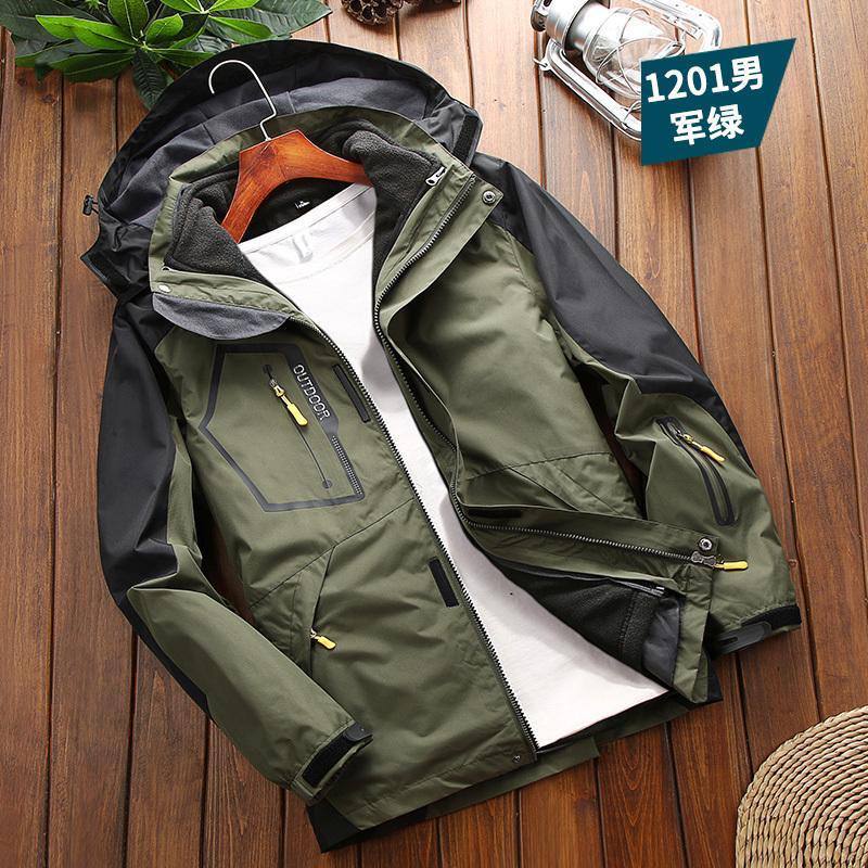 كاپشن دو پوش پلار دار دو قلو (گورتكس) مارك OUTDOOR کد 1201