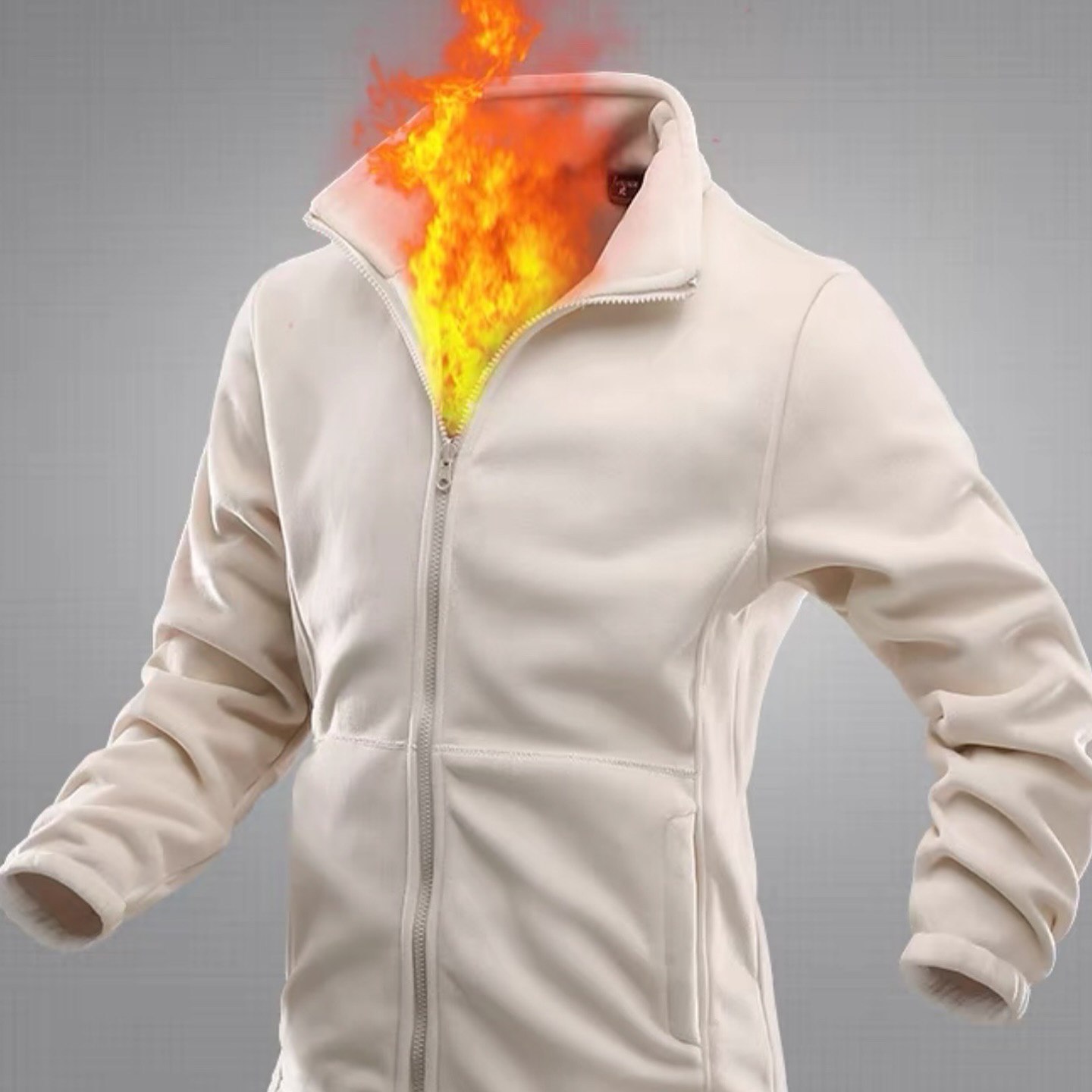 کاپشن دو پوش پلار دار دو قلو (گورتکس) مارک OUTDOOR کد 1818A